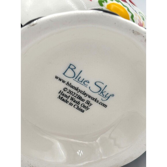 Blue‎ Sky Clayworks Coffee Mug Halloween Day of the Dead Sugar Skull NWT 20oz - Picture 6 of 16